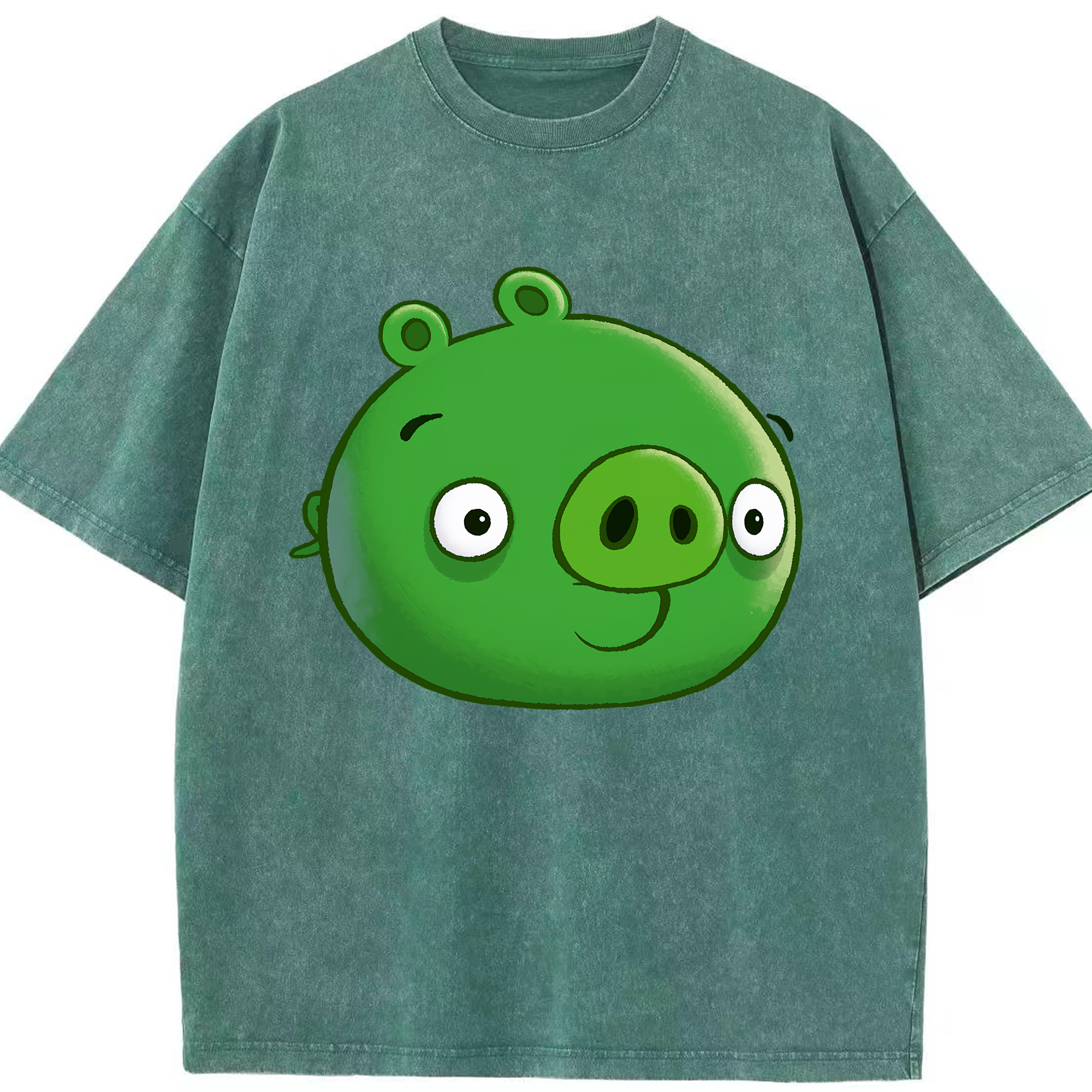 （画像用） Angry Birds アングリーバード 綿100% ヴィンテージ風 半袖Tシャツ（フロントプリント）
